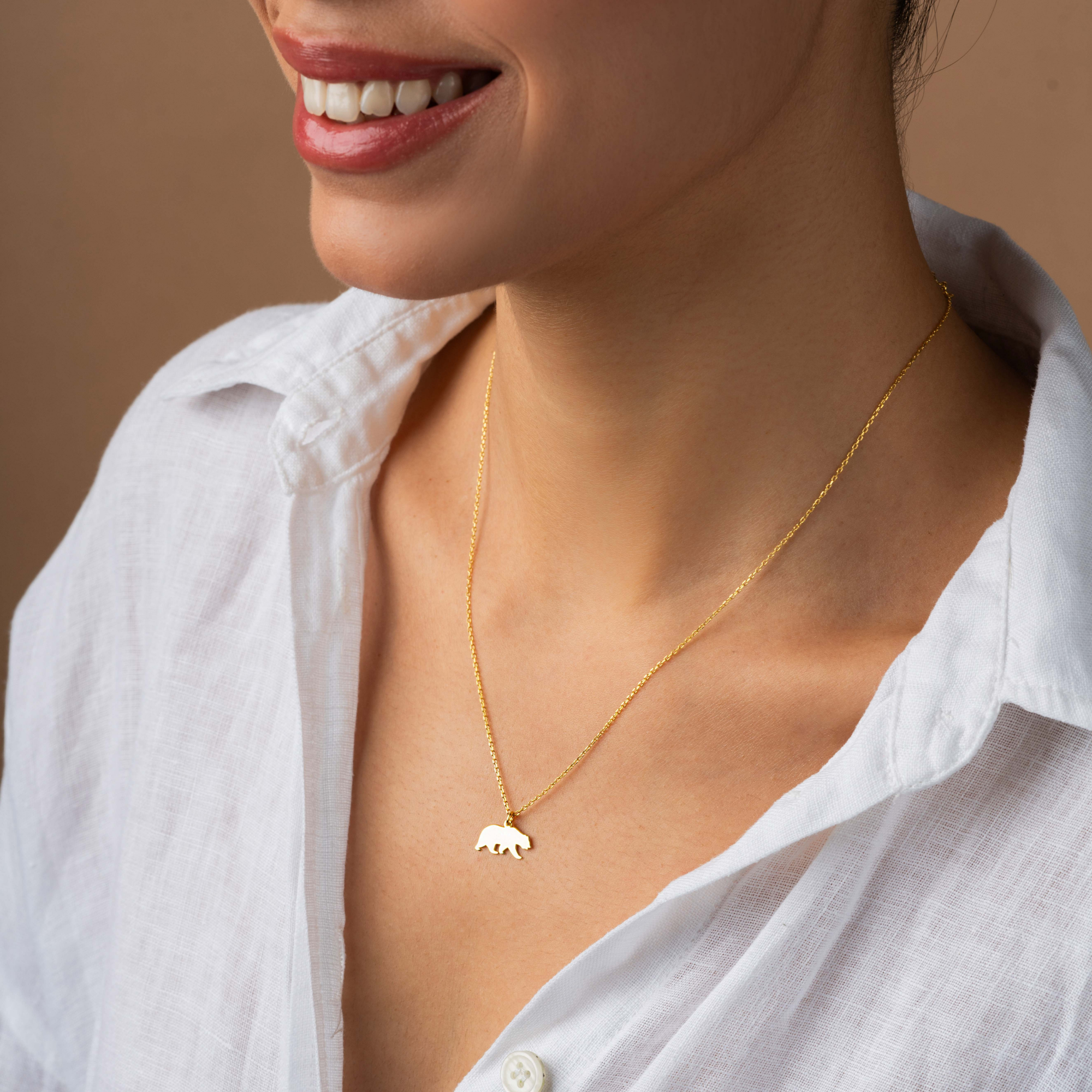 Bear Necklace – UXV Jewelry