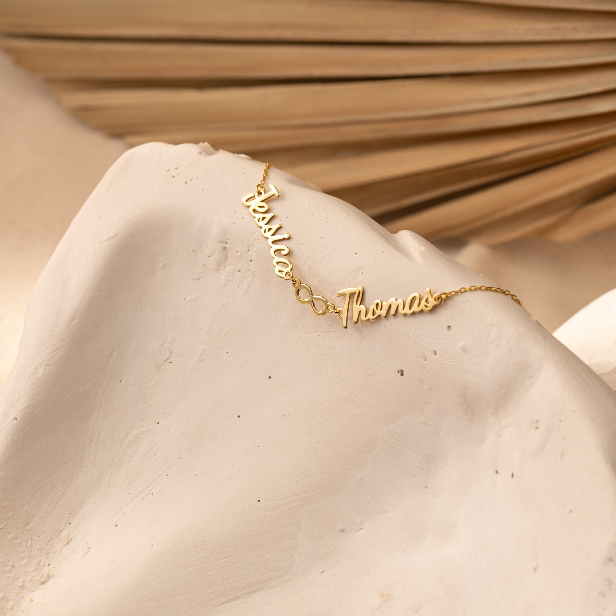 Couple Name Bracelet – Infinity Symbol Jewelry by UXV