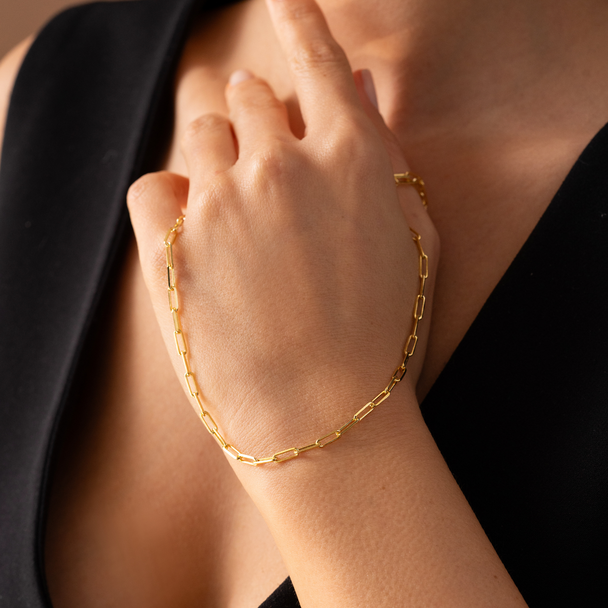 Paperclip Chain Necklace – UXV Jewelry