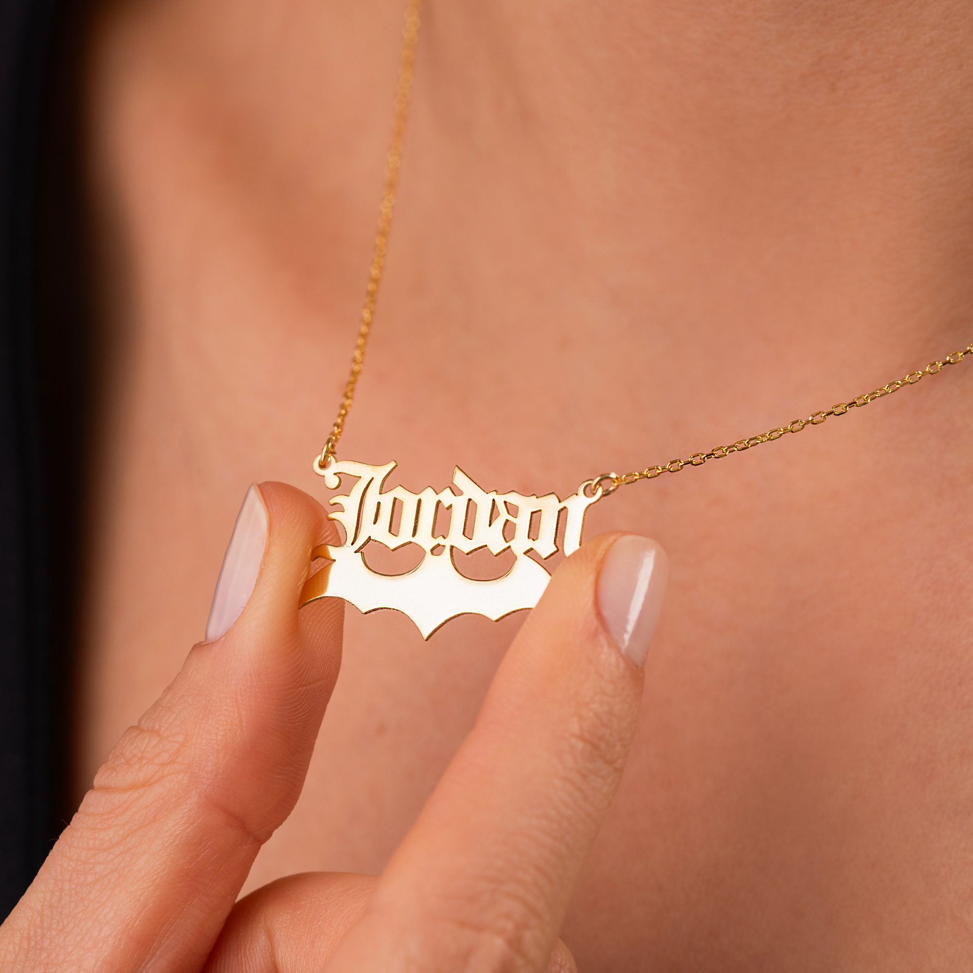 Personalized Halloween Necklace – Custom Gothic Jewelry by UXV