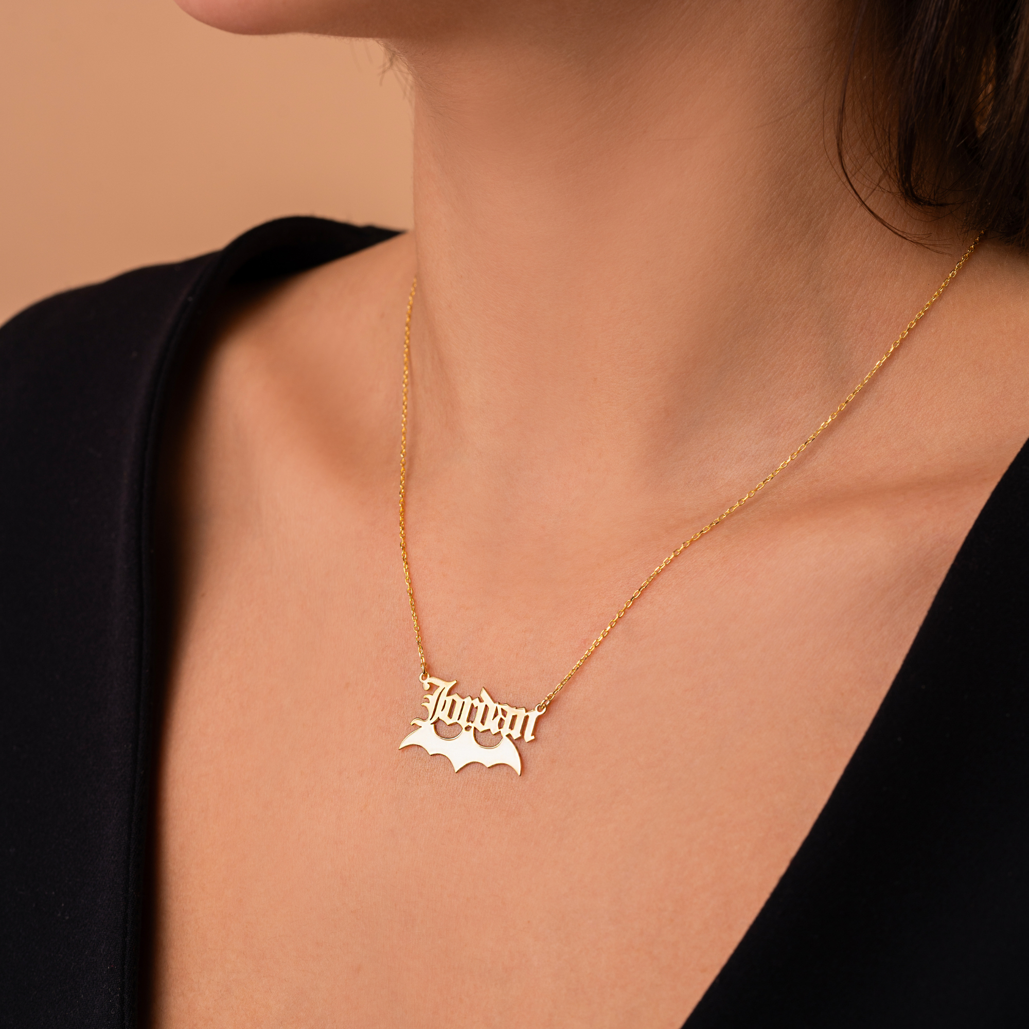 Personalized Halloween Necklace – Custom Gothic Jewelry by UXV