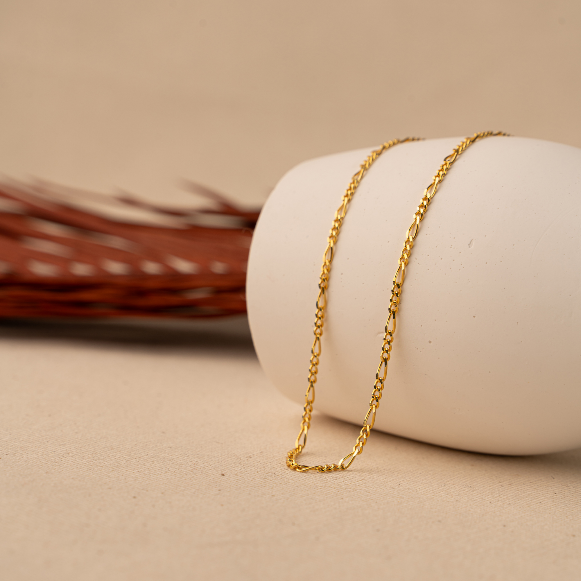 Figaro Chain Necklace – UXV Jewelry