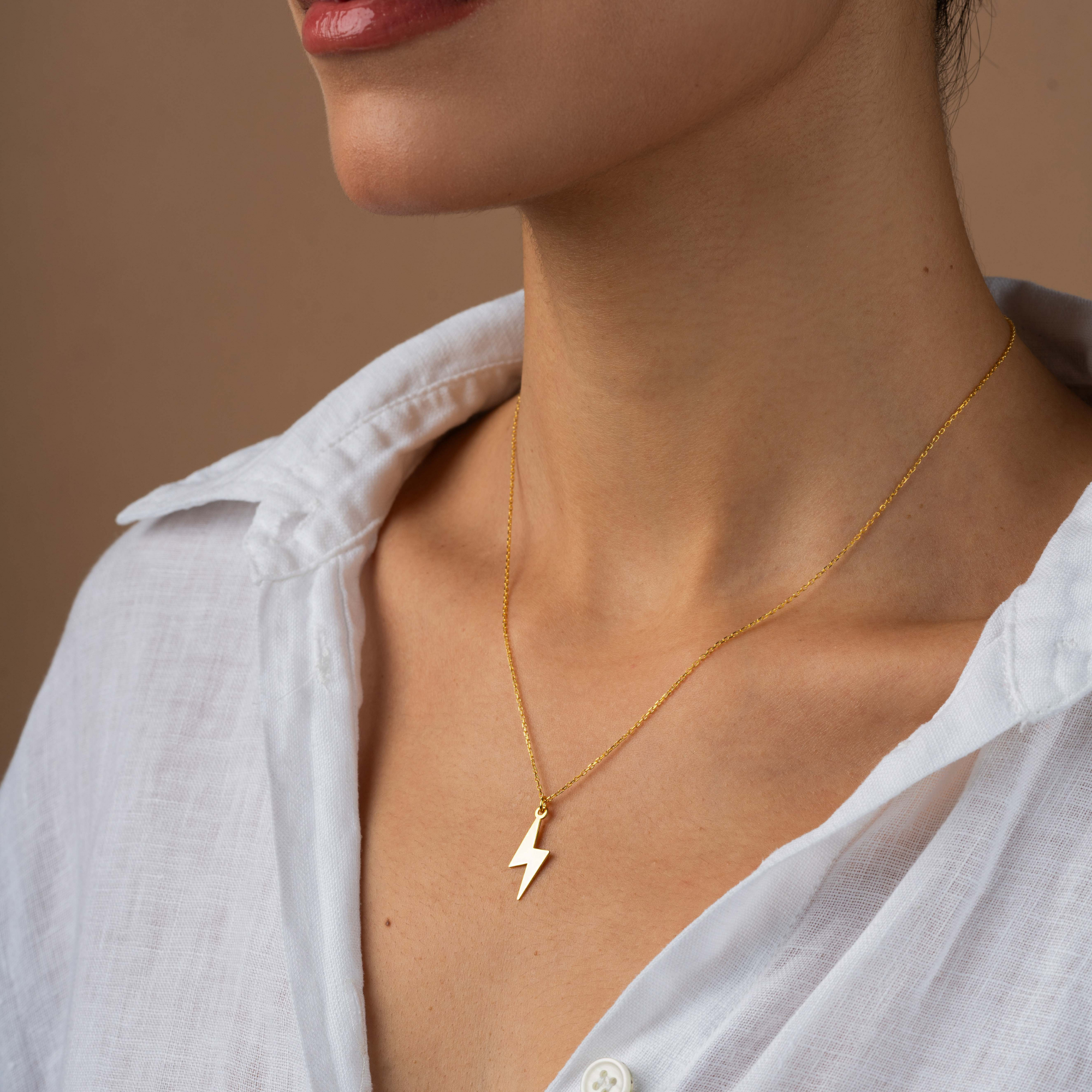 Lightning Bolt Necklace – UXV Jewelry