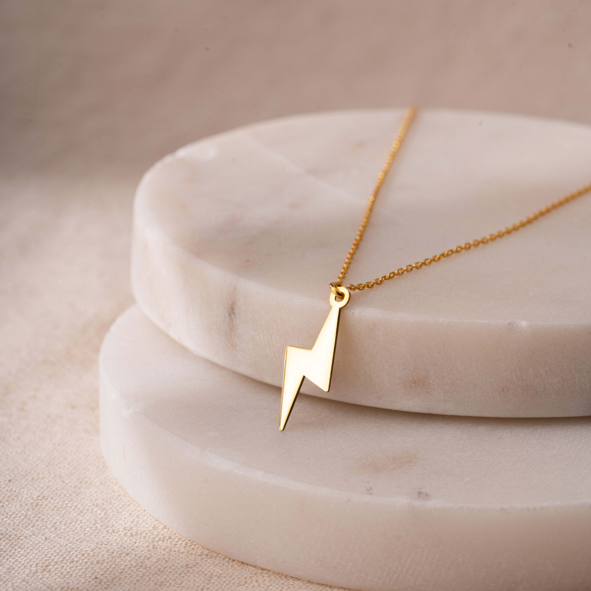 Lightning Bolt Necklace – UXV Jewelry