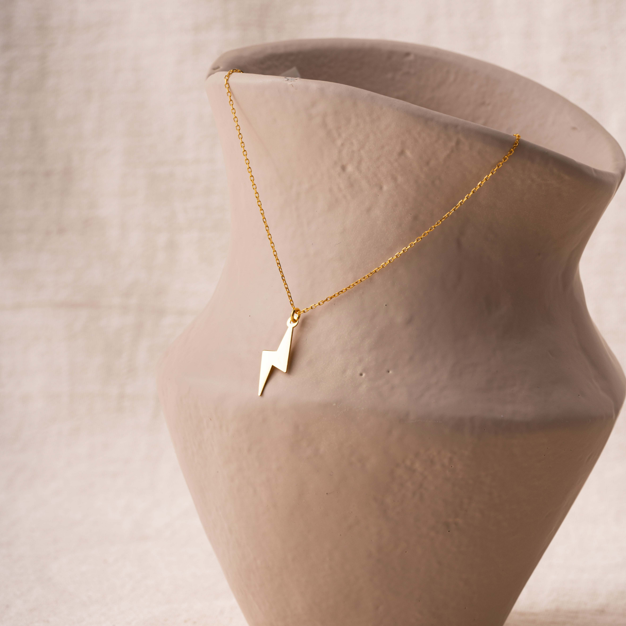 Lightning Bolt Necklace – UXV Jewelry