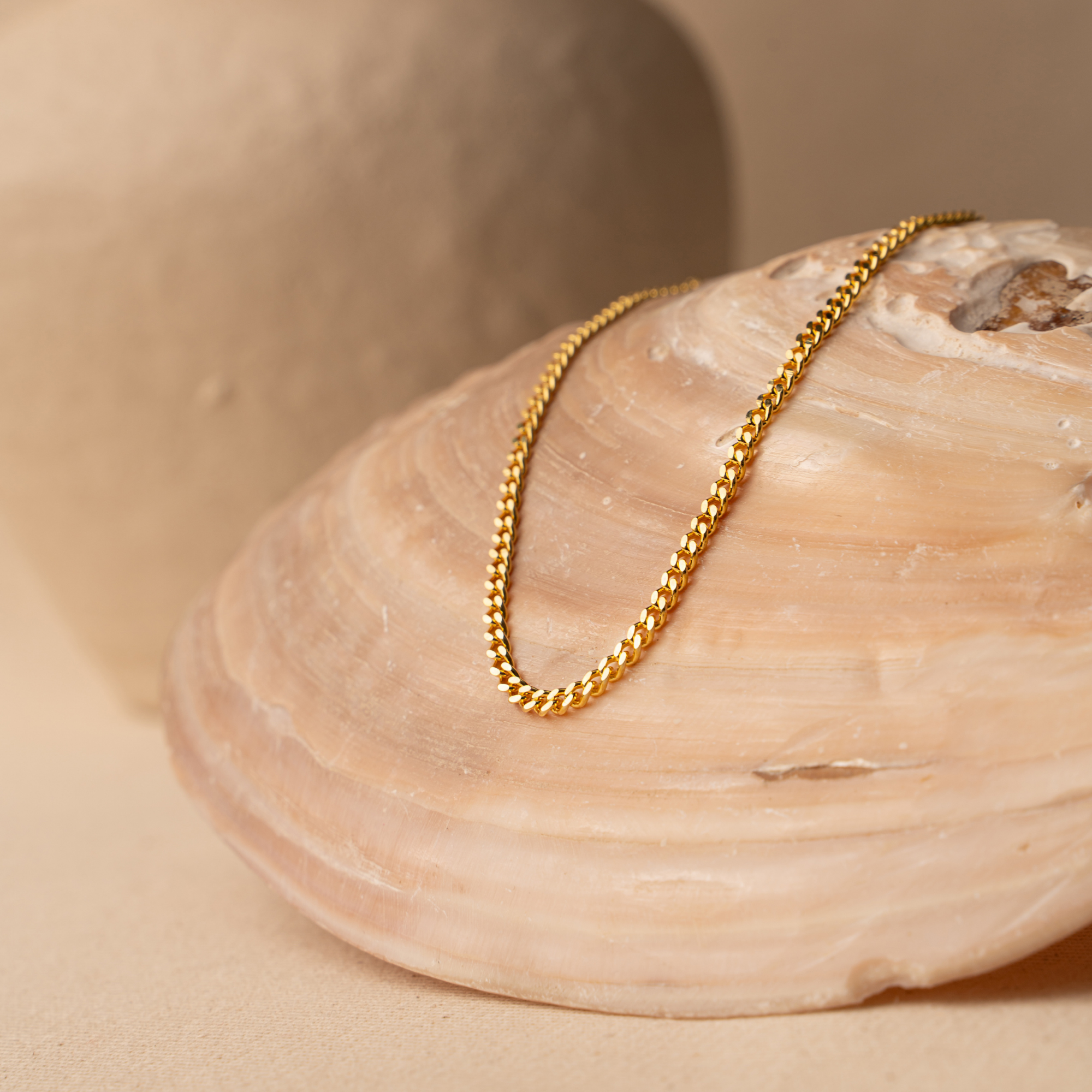 Thick Curb Chain Necklace – 2.10 mm | UXV Jewelry