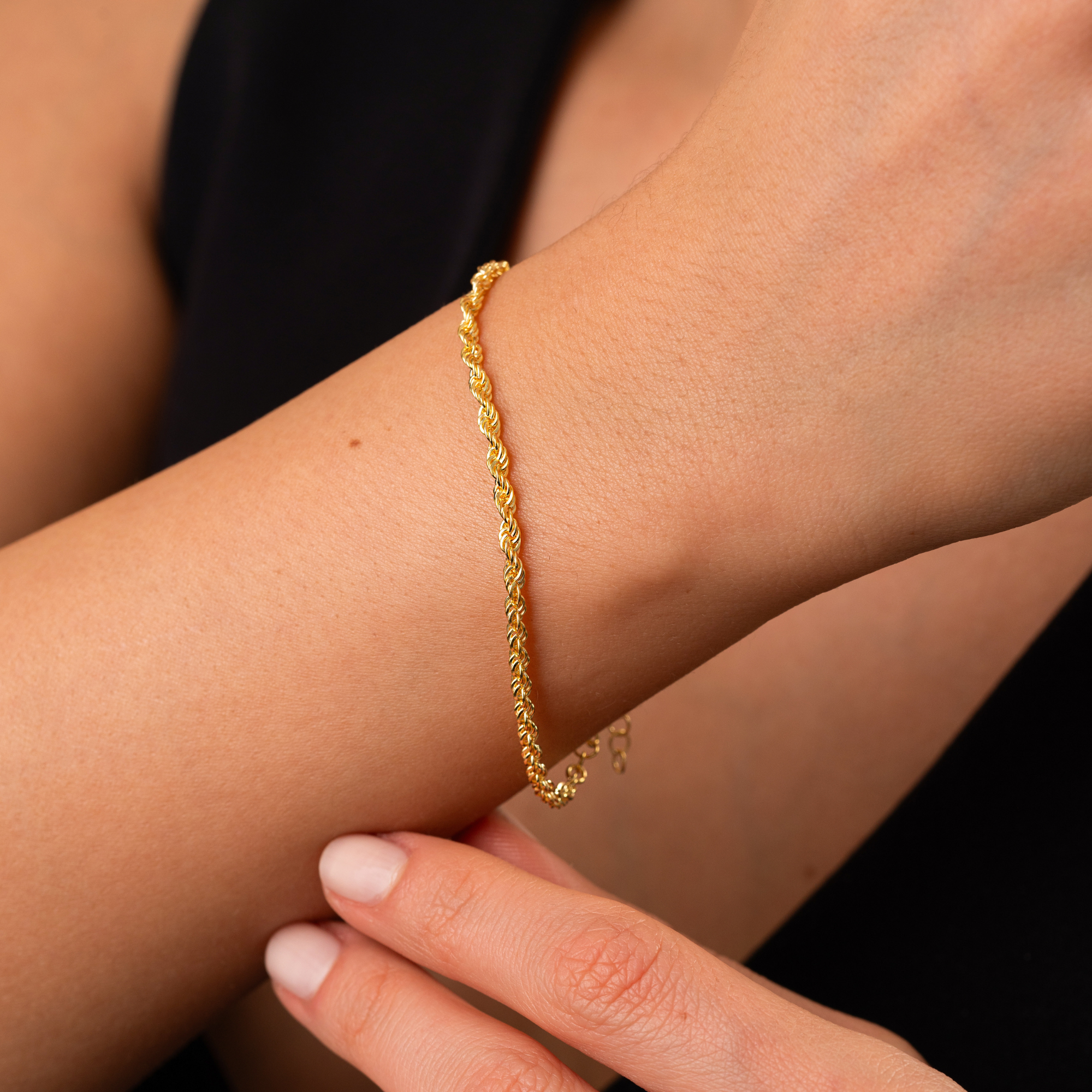 Rope Chain Bracelet – Bold & Timeless | UXV Jewelry