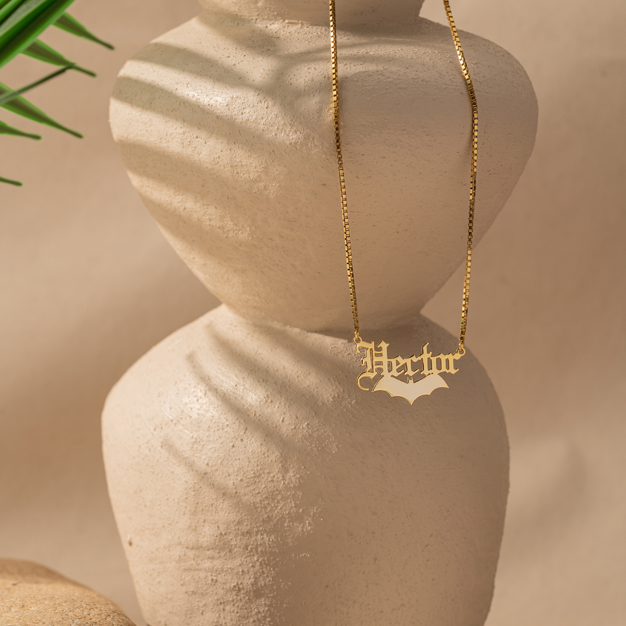 Bat Name Necklace – Personalized Jewelry by UXV