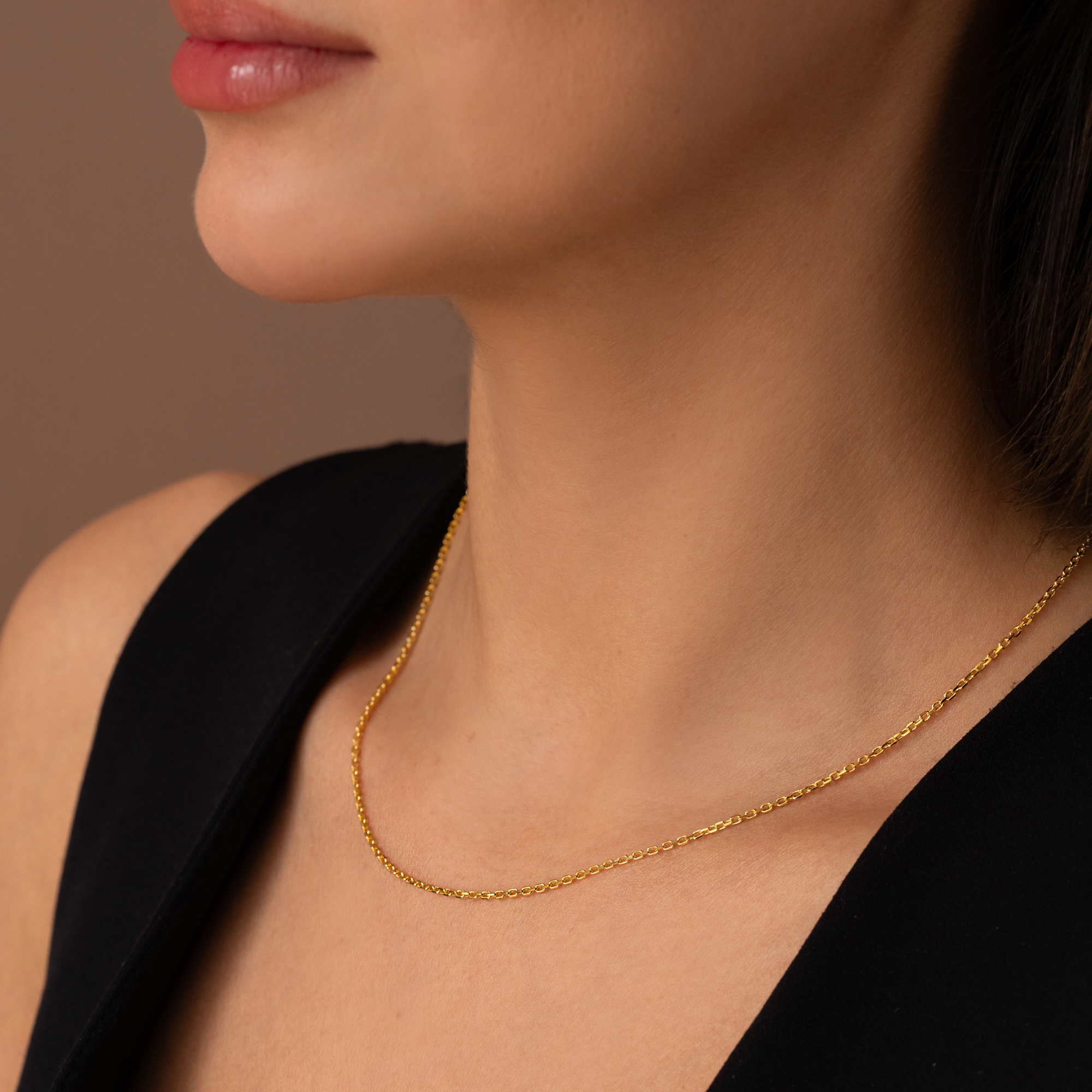 Dainty Cable Chain Necklace – UXV Jewelry