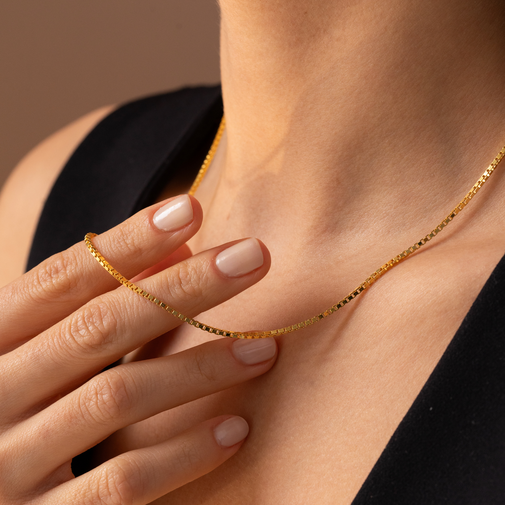 Box Chain Necklace – UXV Jewelry