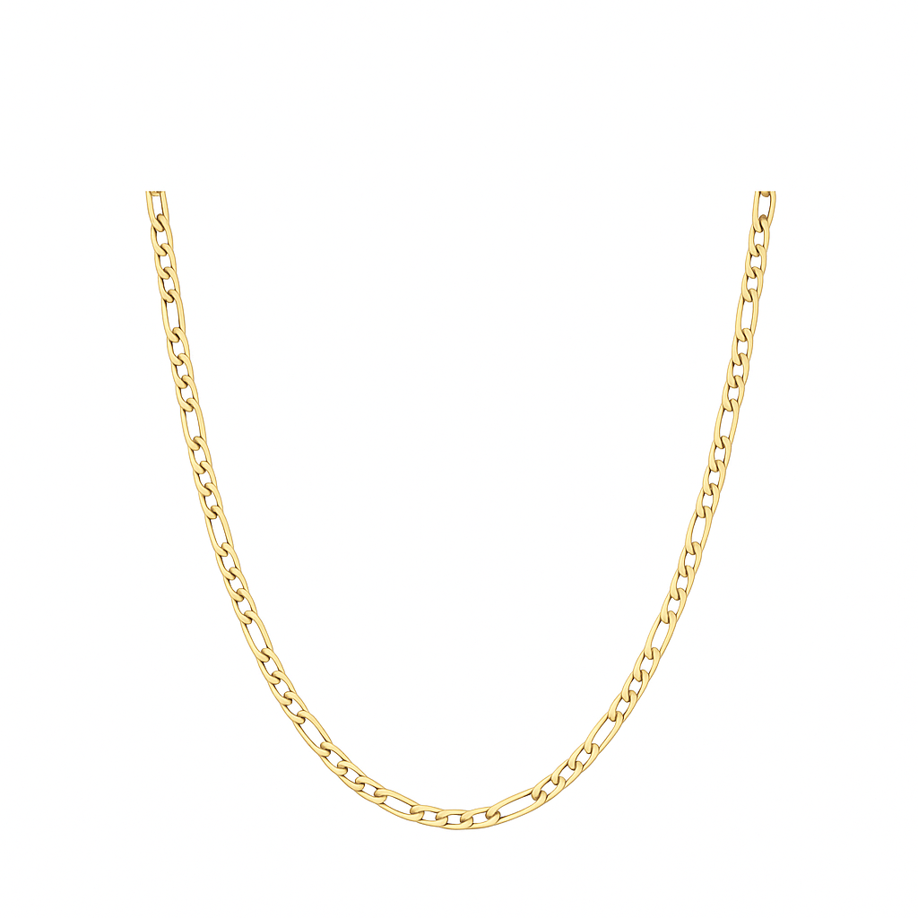 Figaro Chain Necklace – UXV Jewelry