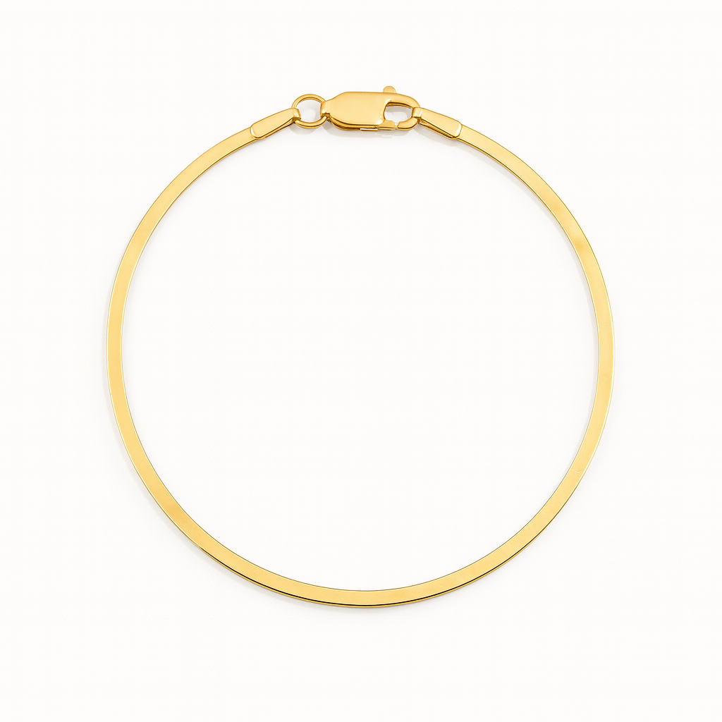 Snake Herringbone Bracelet – UXV Jewelry