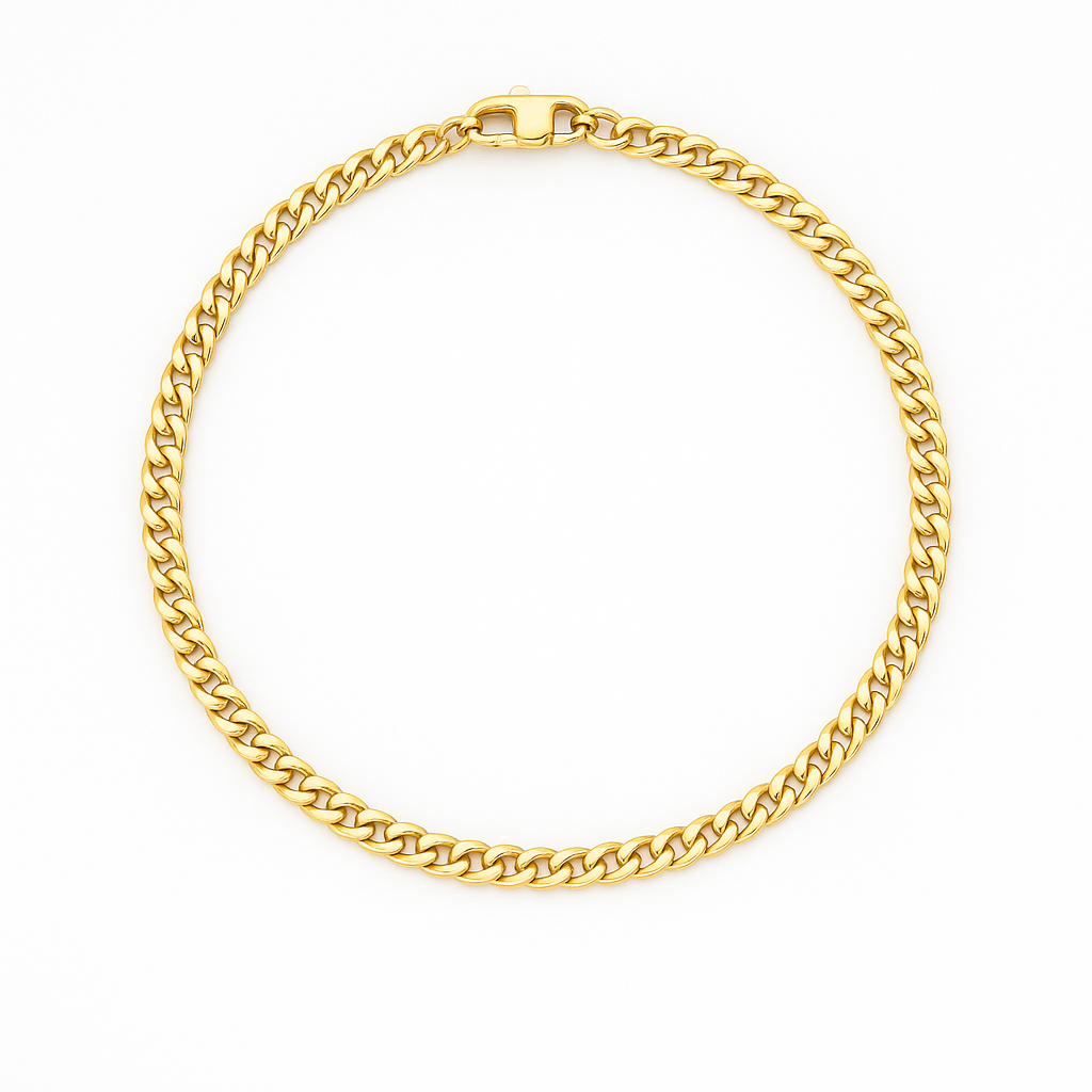 Thick Curb Chain Bracelet – 2.10mm Bold | UXV Jewelry