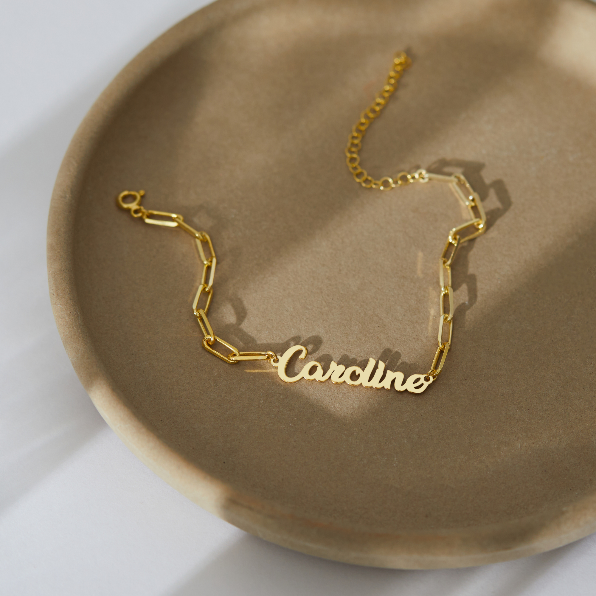 Custom Name Bracelet – Box Chain | UXV Jewelry